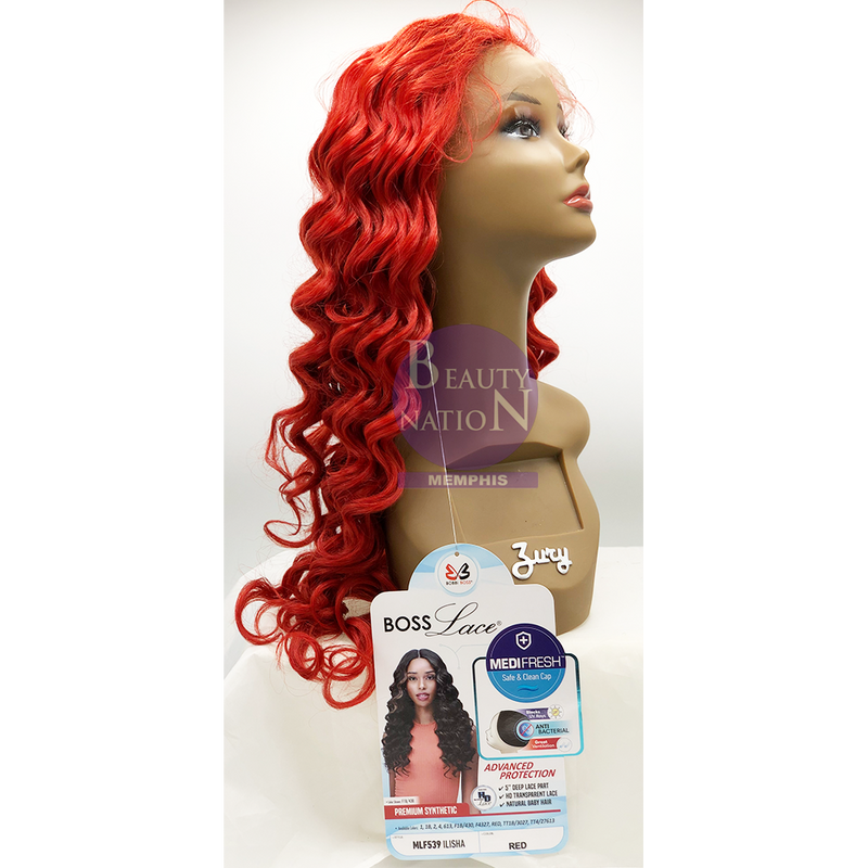 Bobbi Boss Lace Series With Premium Fiber 5" Deep Part Wig- Mlf539 Ilisha