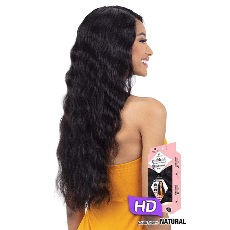 Shake-N-Go Girlfriend 100% Virgin Human Hair HD Lace Front Wig BODY WAVE 24"