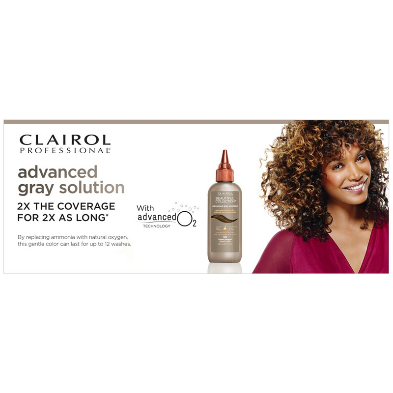 Clairol Beautiful Collection Advanced Gray Solution Semi-Permanent Hair Color 3 oz