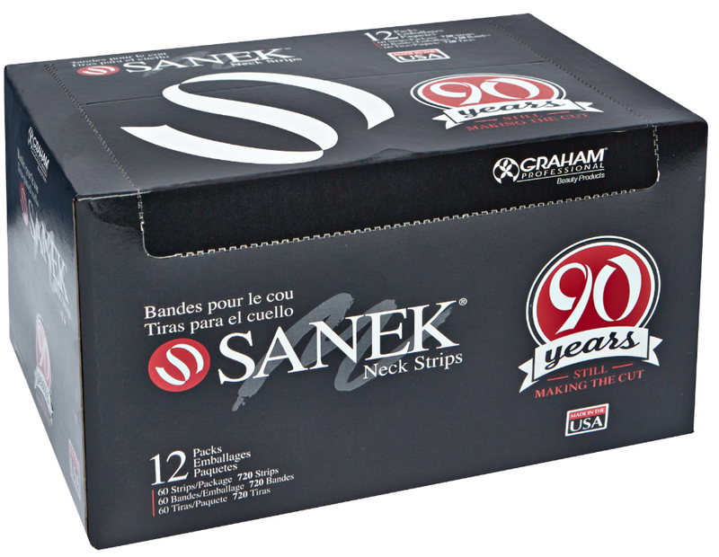 Graham Sanek Neck Strips 2.5" x 17.5" 12 packs 60 strips each