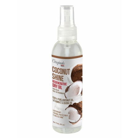 Africa's Best Originals Coconut Creme Shine Regenerative Dry Oil 6 oz