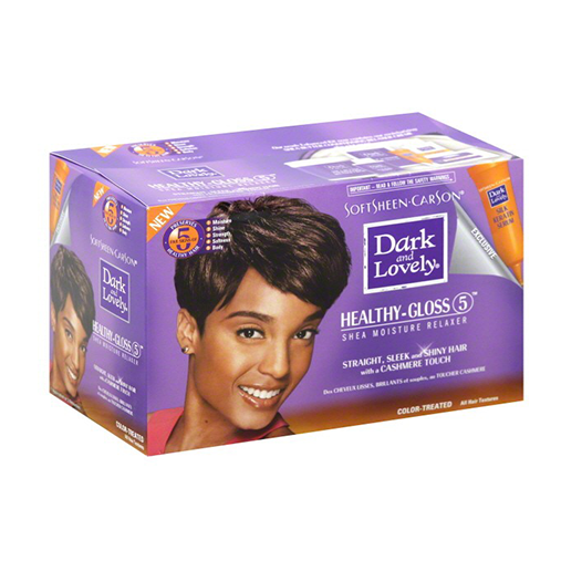 Dark and Lovely Relaxer, Shea Moisture, Healthy-Gloss (5), Color Treated, All Hair Textures, 1 application