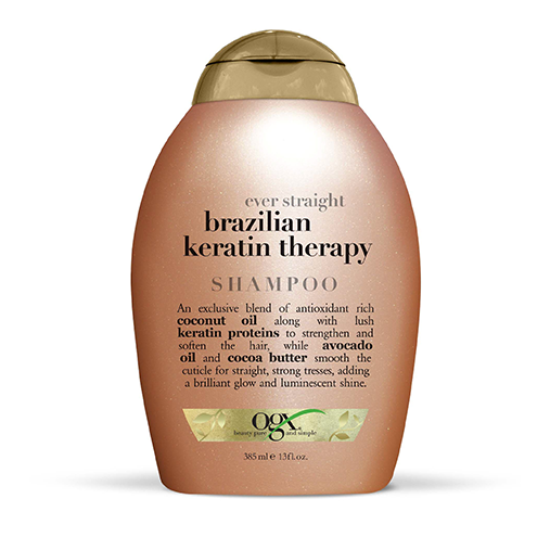 OGX Shampoo, Ever Straight, Brazilian Keratin Therapy, 13 fl oz